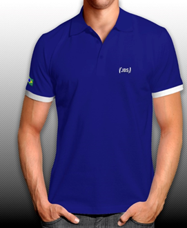 Polo Masculina ou Feminina -Azul